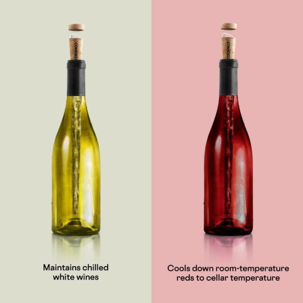 Corkcicle Air Wine Bottle Chiller, 0.94” x 0.94” x 12” – Keep Chilled Whites Cold & Bring Room Temp Reds to Cellar Temp in 15 Minutes with the Wine Chiller – Convenient Pour-Through with Aerator - Image 8