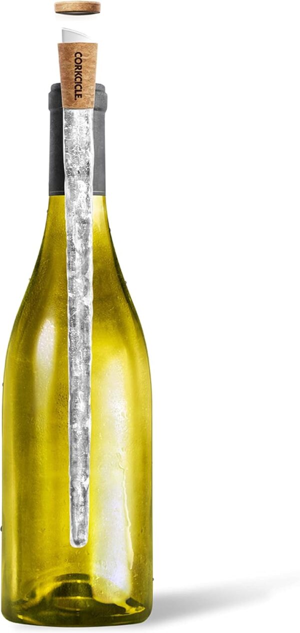 Corkcicle Air Wine Bottle Chiller, 0.94” x 0.94” x 12” – Keep Chilled Whites Cold & Bring Room Temp Reds to Cellar Temp in 15 Minutes with the Wine Chiller – Convenient Pour-Through with Aerator - Image 4