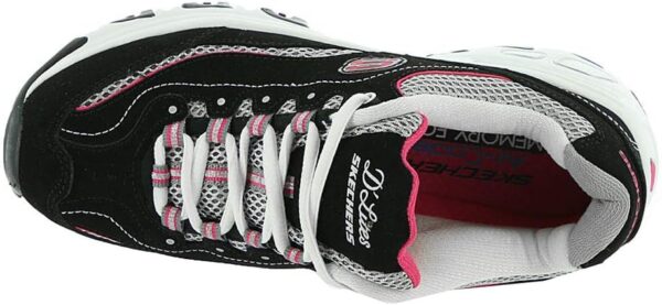 Skechers Women's D'Lites-Life Saver Memory Foam Lace-up Sneaker - Image 3