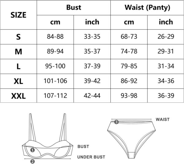 RSLOVE Women Lingerie Sets with Garter Belt 3 Piece Lace Teddy Babydoll Bodysuit - Image 4