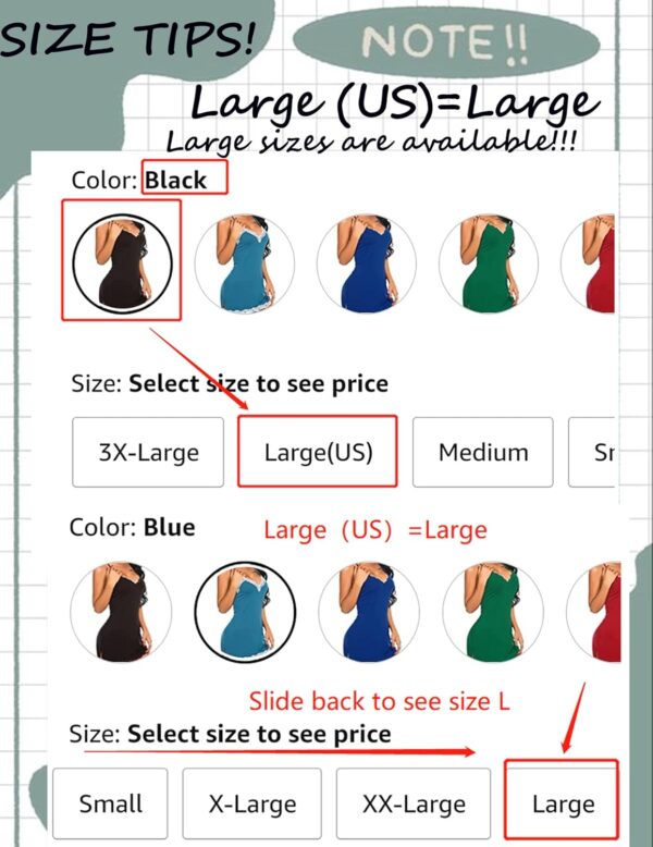 Avidlove Womens Nightgown Sexy Lace Sleepwear V Neck Full Slip Chemise Lingerie Cotton Night Gowns Babydoll Sleepshirt - Image 9