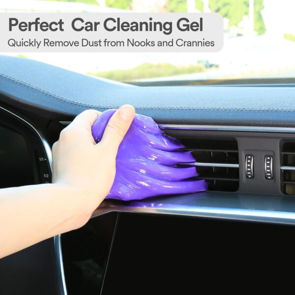 PULIDIKI Car Cleaning Gel Detailing Putty Interior Cleaner Slime Car Accessories Stocking Stuffers for Men Women Teens White Elephant Gifts for Adults - Image 2