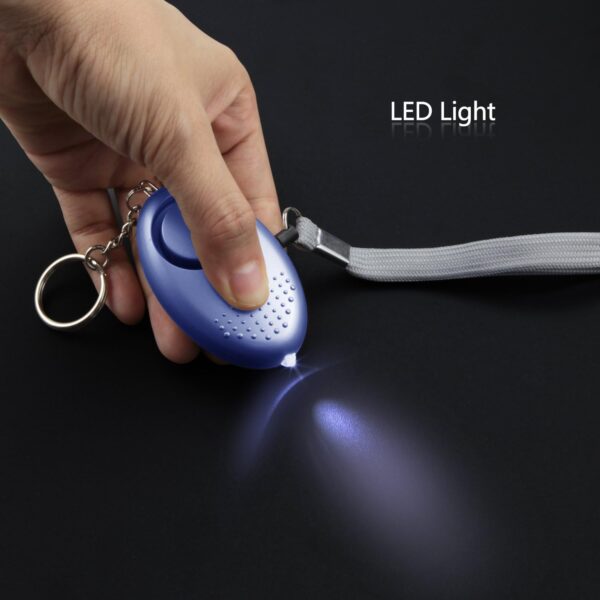 Personal Alarm for Women, 5 Pack 140DB Emergency Self-Defense Security Alarm Keychain with LED Light for Women Kids and Elders - Image 4