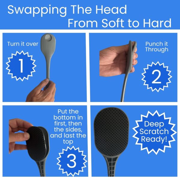 The Ultimate Back Scratcher, Scalp Massager, Back Massager, & Exfoliator Has Large Scratch Surface, Relieves Stress & Anxiety - an All Body Back Scratcher Gives a Deep Soothing Scratch - Image 6