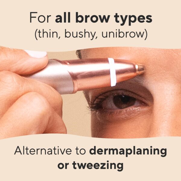 Finishing Touch Flawless Brows Eyebrow Hair Remover Electric Razor for Women - Image 9