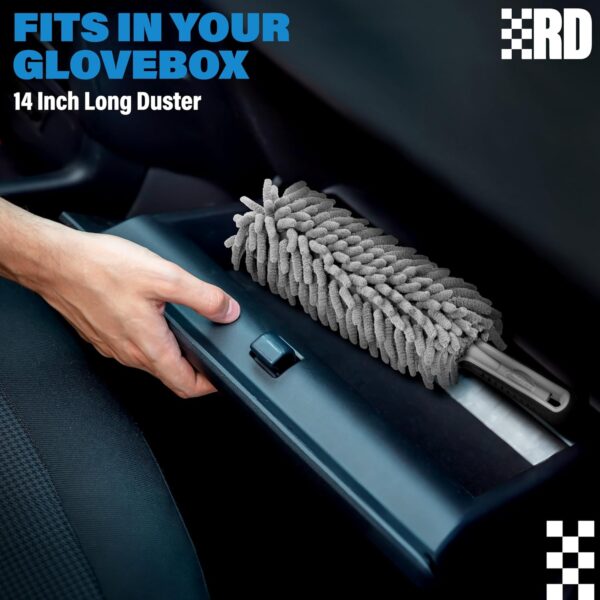 Professional Car Duster Brush - Interior Car Accessories for Women & Men - Lint & Scratch Free - Image 3