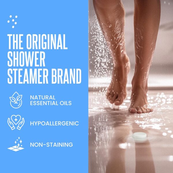 Cleverfy Shower Steamers Aromatherapy - Christmas Compact Box of 6 Premium Shower Bombs with Essential Oils. Self Care White Elephant Gifts for Adults and Secret Santa Gifts for Women. - Image 5