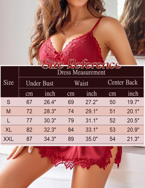 Avidlove Womens Lingerie Nightgowns for Women Soft Sexy Ruched Babydoll Lingerie - Image 6